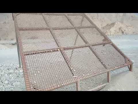 Different sieves for aggregate,gravel and sand separation #site_works