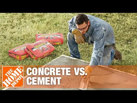 Concrete vs Cement | The Difference Between Concrete &amp; Cement | The Home Depot