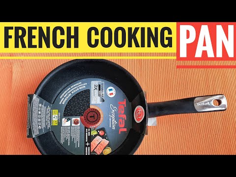 Tefal induction cooking pan with Thermo spot | French titanium tech non-stick interior