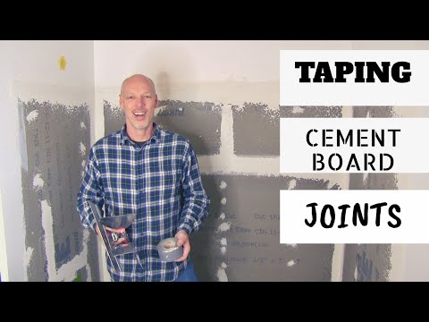 How to tape Cement Board Joints