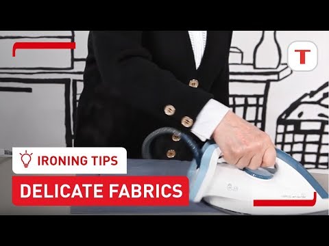 How to properly iron various types of delicate fabrics | Ironing Tips from Arlette Marcel | T-fal