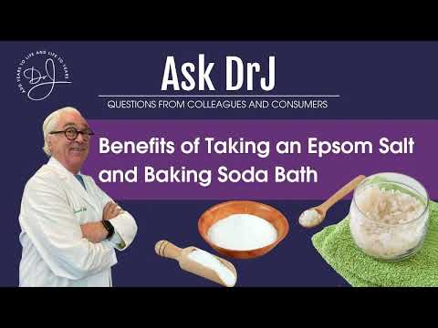 Benefits of taking an Epsom salt and baking soda bath