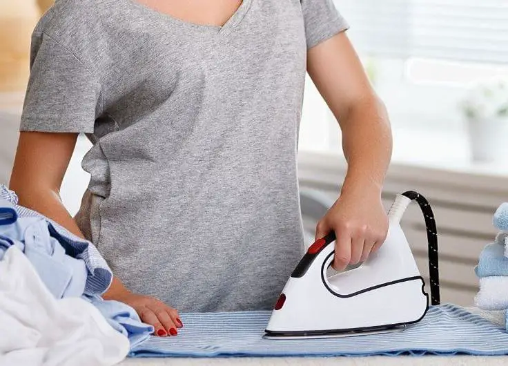 women ironing 