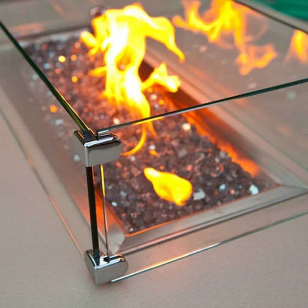 glass heat resistance fire