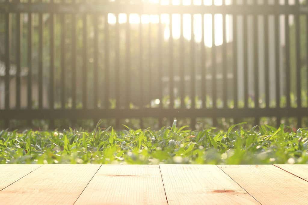 composite decking as fence