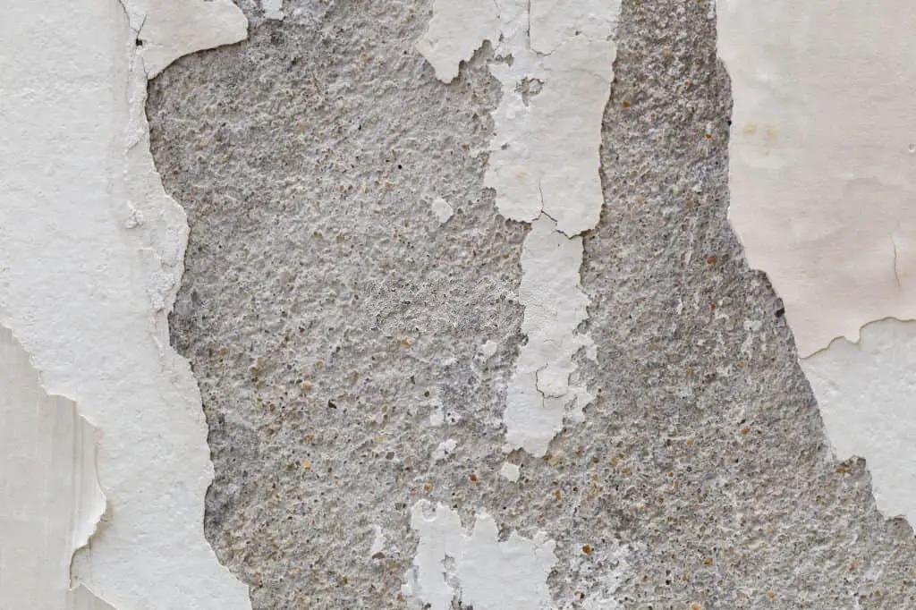 wall paint peeling