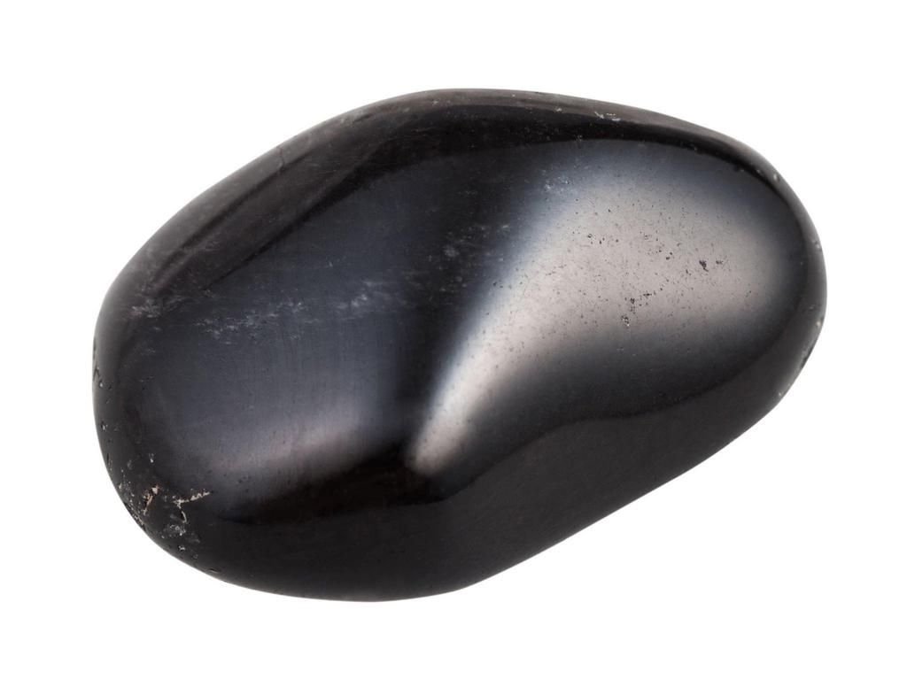 black obsidian glass stone