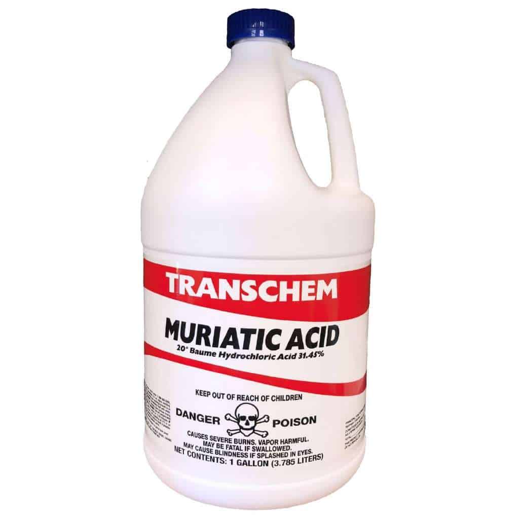 muriatic acid in bottle
