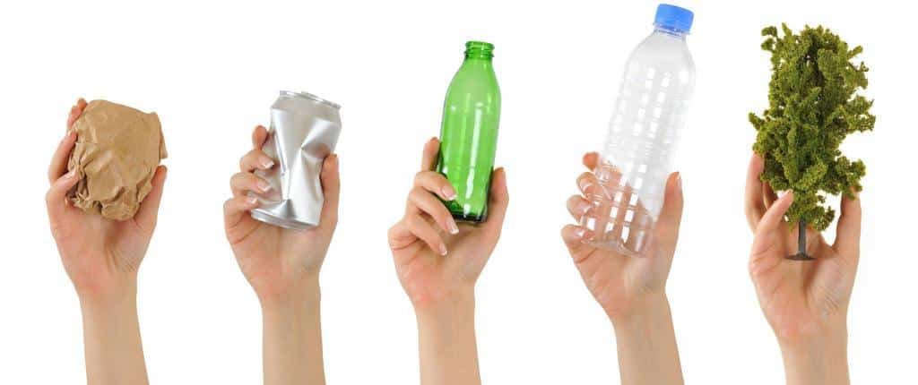 recycle materials aluminum plastic paper