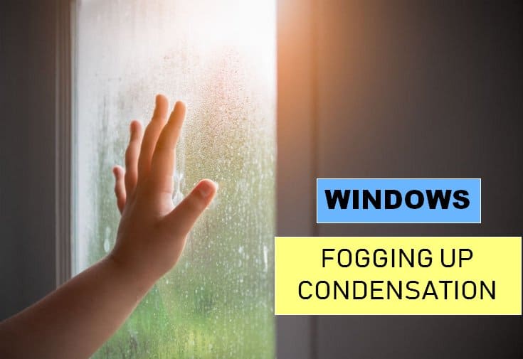 windows fogging outside