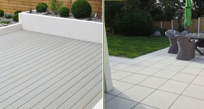 composite deck vs concrete patio