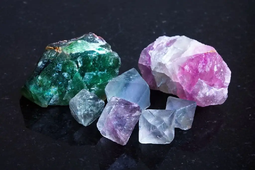 different types of fluorite